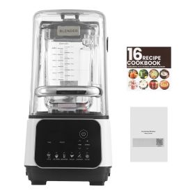 Blender, 68 oz Professional Countertop Blenders with Shield, 2200W 26000RPM Kitchen Food Processor Combo, Self-Cleaning, Speed Adjustable