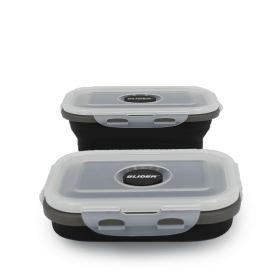 GLIDER LB Black Bento Premium Lunch Box & Food Storage Containers