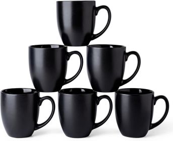16oz Coffee Mugs Set of 6, Large Ceramic Coffee Mugs for Men Women Dad Mom
