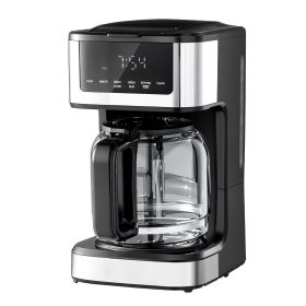 Programmable Coffee Maker, 12 Cup Programmable Drip Coffee Makers with Touch Screen, 4-Hour Keep Warm Coffee Makers Drips